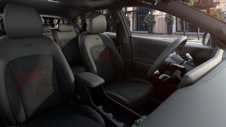 hyundai kona electric n line fotele