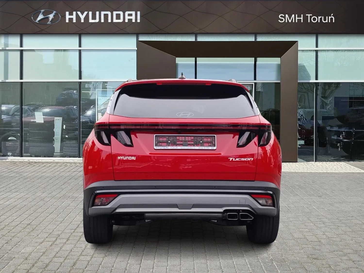 hyundai tucson executive czerwony