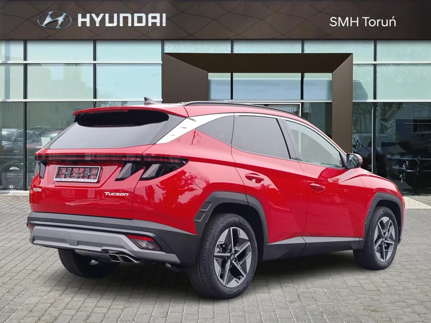 hyundai tucson executive czerwony