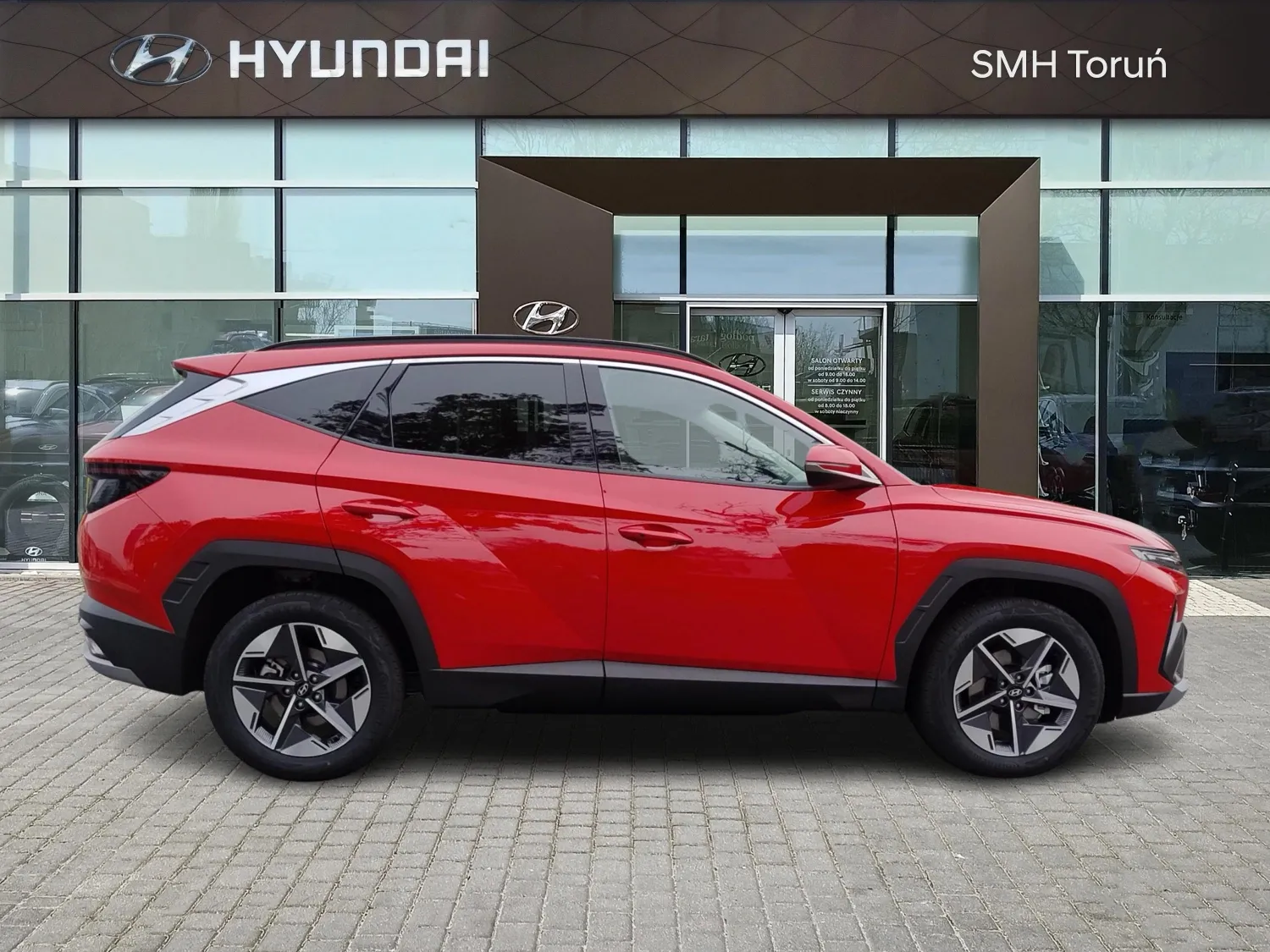 hyundai tucson executive czerwony