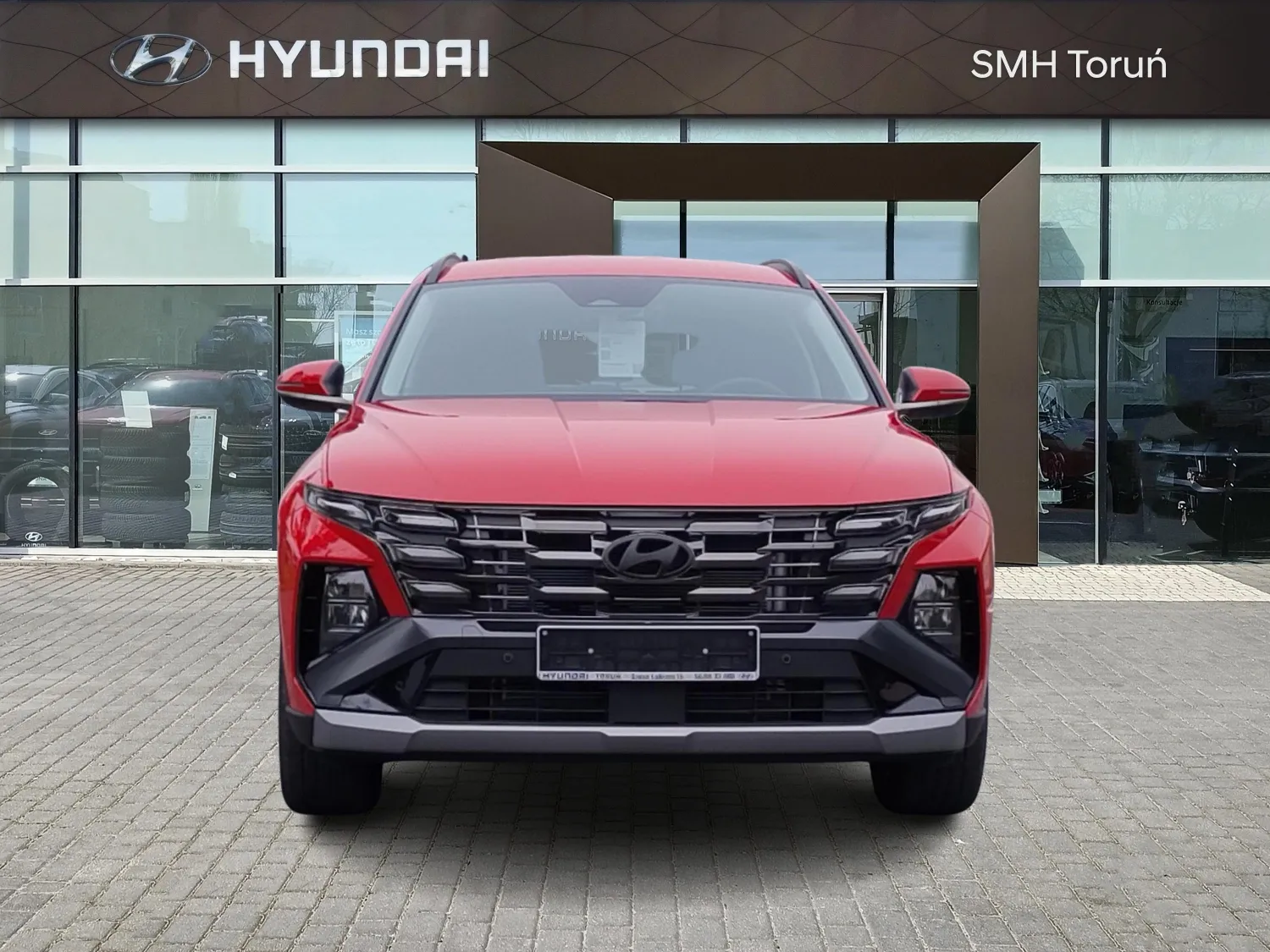 hyundai tucson executive czerwony