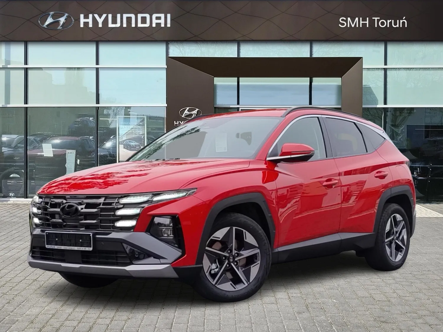 hyundai tucson executive czerwony